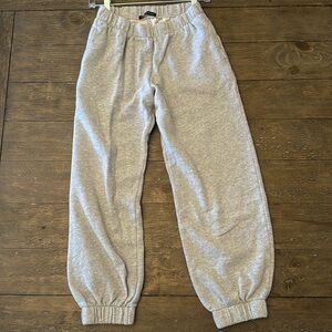 Grey Brandy Sweatpants with Cuff- Size: One Size Fits All